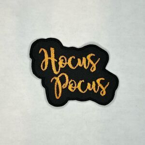 Hocus Pocus Embroidered Iron On Patch